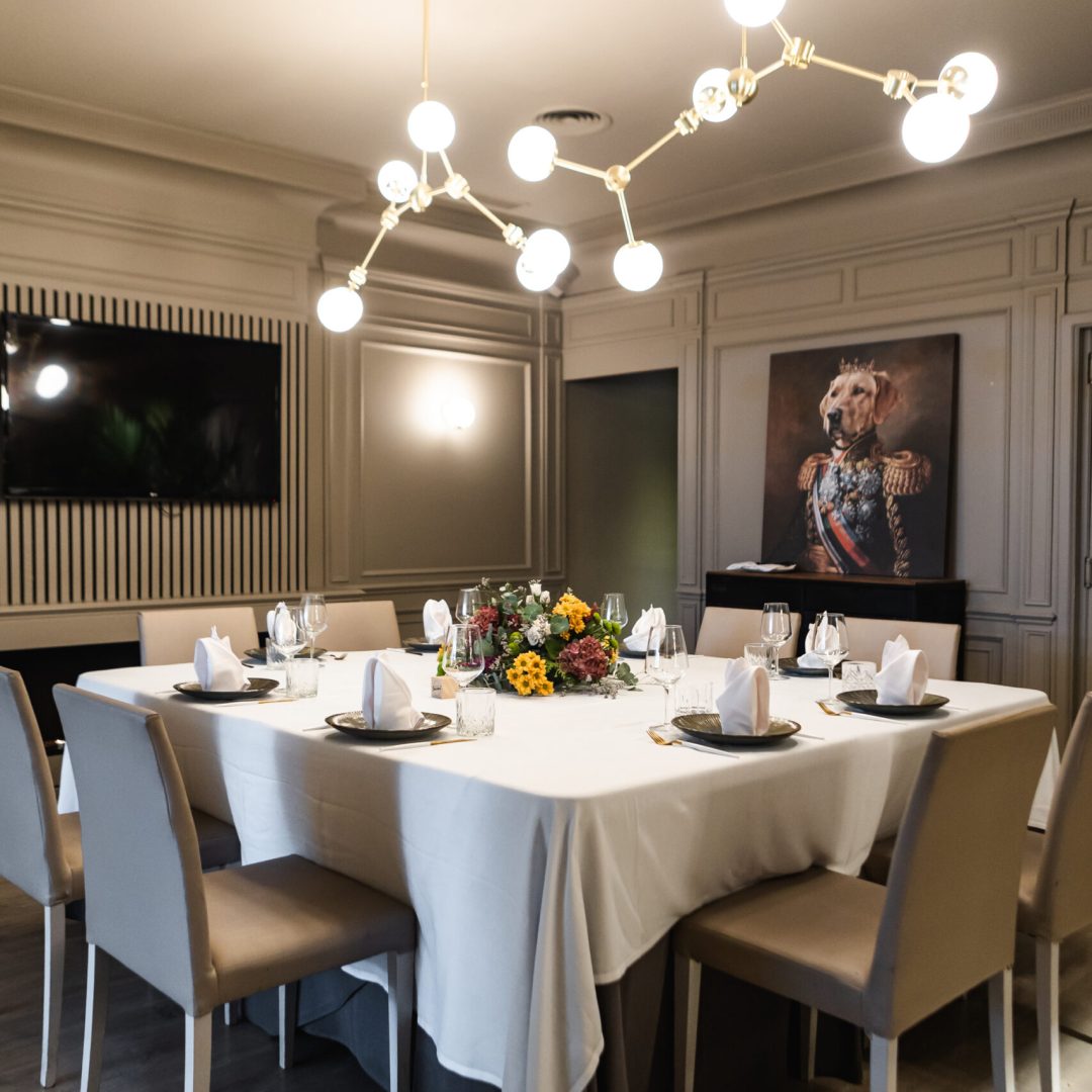 reservado privado en restaurante