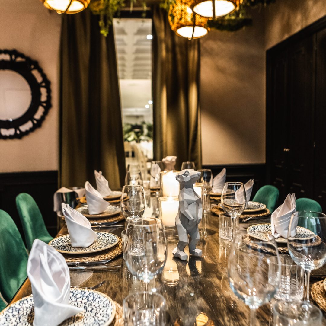 reservado privado en restaurante