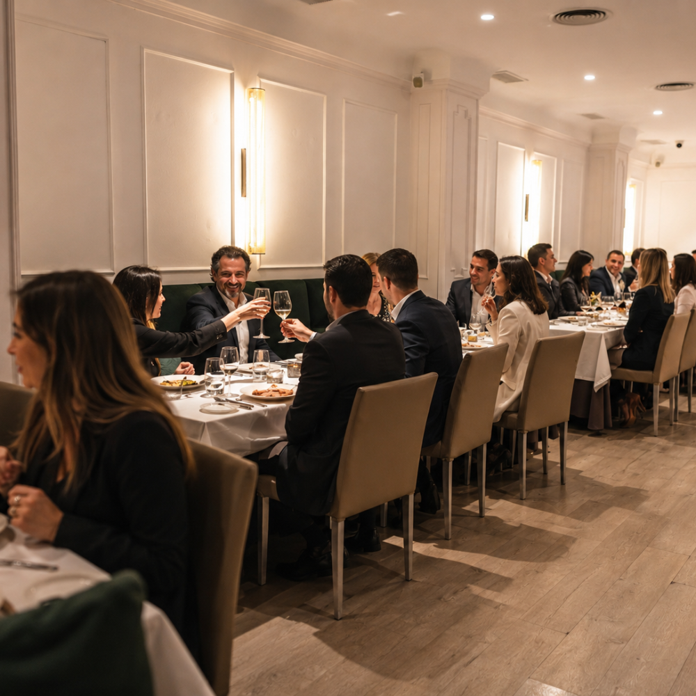 restaurante cena empresa